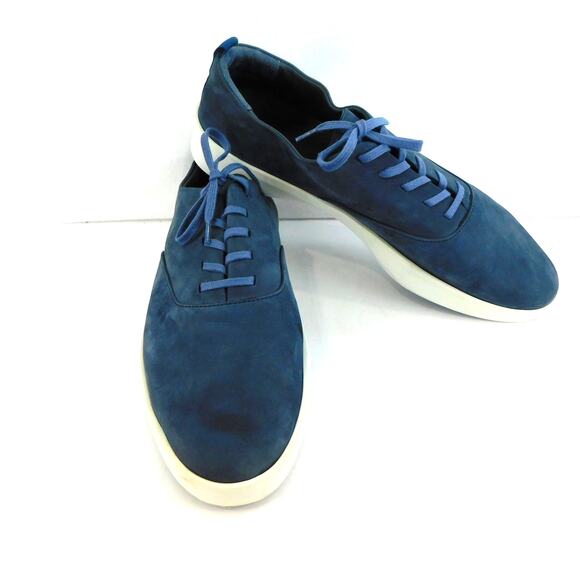 Wolf & Shepard Mens Navy White Cruise Lace Up Sneakers Size 13 New - Picture 1 of 8